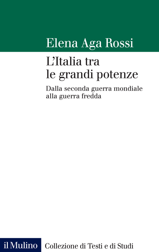 Copertina del libro L'Italia tra le grandi potenze