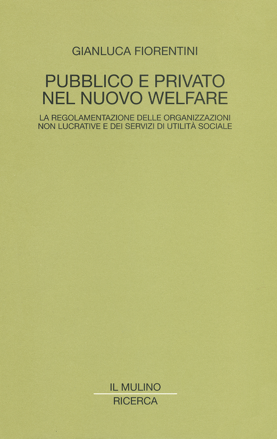 Copertina del libro Pubblico e privato nel nuovo welfare