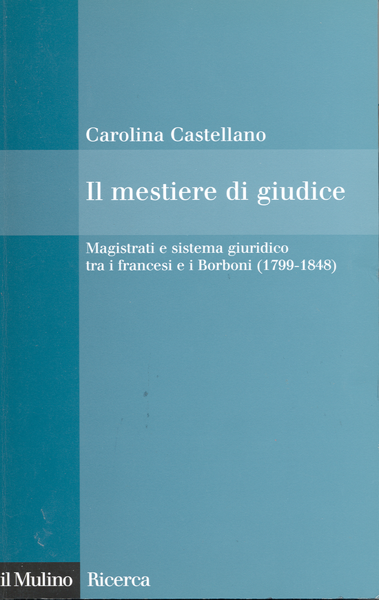 Copertina del libro Il mestiere di giudice